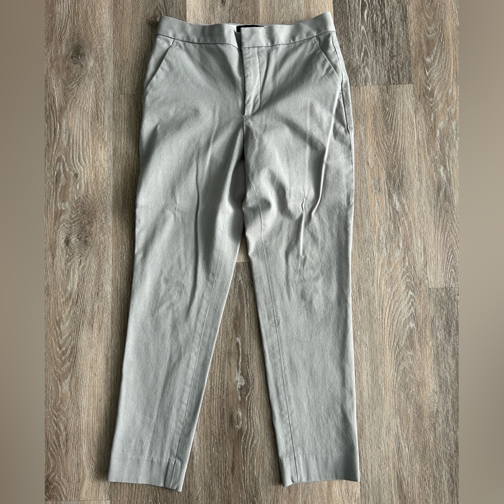 Banana Republic Sloan Slim Pant, Grey, Size 4